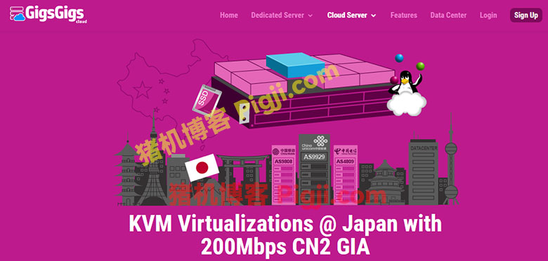 Gigsgigscloud日本CN2 GIA线路VPS