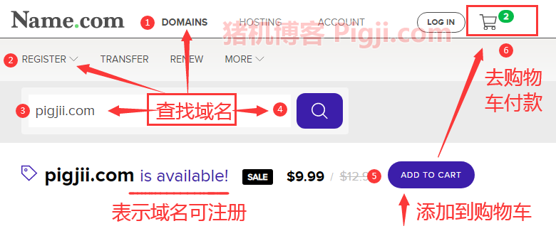 name.com域名注册
